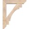 Ekena Millwork Merced Slat Smooth Bracket w/ Offset Brace, Douglas Fir, 7 1/2"W x 36"D x 44"H BKT0806X36X44MRC06SDF - alternate 4